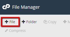file manager add file