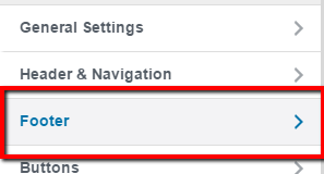 divi footer settings