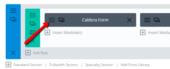 module settings