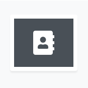 Font Awesome address book icon